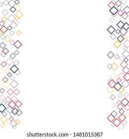 Rhombus texture minimal geometric cover template of isolated elements.Future geometric cover rhombus texture. Used as print, card, backdrop, template, texture, background, wallpaper, banner, border