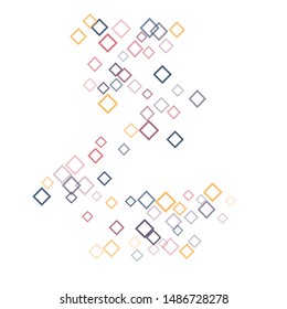 Rhombus texture minimal geometric cover template of isolated elements.Future geometric cover rhombus texture. Used as print, card, backdrop, template, texture, background, wallpaper, banner, border
