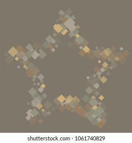 Rhombus trendy minimal geometric cover template of isolated elements. Future geometric template rhombus trendy. Used as print, card, backdrop, template, texture, background, wallpaper, banner, border