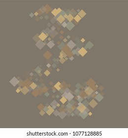Rhombus trendy minimal geometric cover template of isolated elements. Future geometric template rhombus trendy. Used as print, card, backdrop, template, texture, background, wallpaper, banner, border