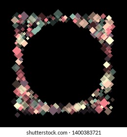 Rhombus trendy minimal geometric cover template of isolated elements. Future geometric template rhombus trendy. Used as print, card, backdrop, template, texture, background, wallpaper, banner, border