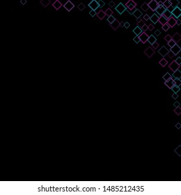 Rhombus trendy minimal geometric cover template of isolated elements. Future geometric template rhombus trendy. Used as print, card, backdrop, template, texture, background, wallpaper, banner, border