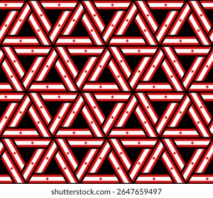 rhombus and triangle pattern of canadian flag. geometric background for decoration and etc. vector illustration