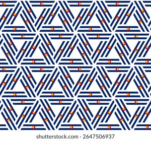 rhombus and triangle pattern of colorado flag. geometric background for decoration and etc. vector illustration