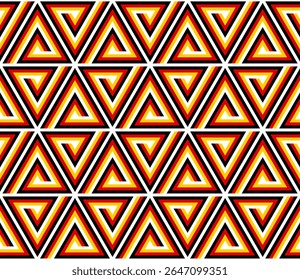 rhombus and triangle pattern of germany flag. geometric background for decoration and etc. vector illustration