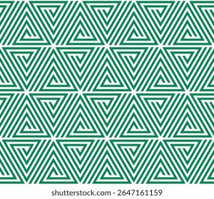 rhombus and triangle pattern of nigeria flag. geometric background for decoration and etc. vector illustration