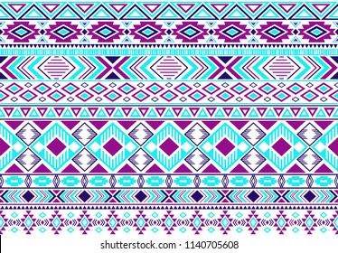 Rhombus and triangle symbols tribal ethnic motifs geometric vector background. Abstract geometric shapes sprites tribal motifs clothing fabric textile print traditional design with triangles