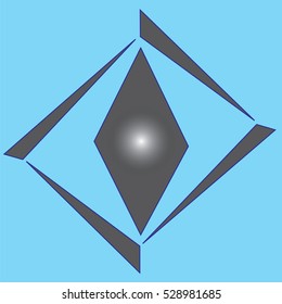 Rhombus. Vector illustration. EPS 10