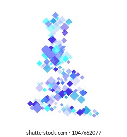 Rhombus vector minimal geometric cover template of isolated elements.Future geometric template rhombus vector. Used as print, card, backdrop, template, texture, background, wallpaper, banner, border
