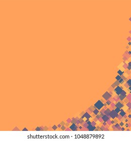 Rhombus vector minimal geometric cover template of isolated elements.Future geometric template rhombus vector. Used as print, card, backdrop, template, texture, background, wallpaper, banner, border