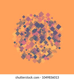 Rhombus vector minimal geometric cover template of isolated elements.Future geometric template rhombus vector. Used as print, card, backdrop, template, texture, background, wallpaper, banner, border