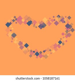 Rhombus vector minimal geometric cover template of isolated elements.Future geometric template rhombus vector. Used as print, card, backdrop, template, texture, background, wallpaper, banner, border