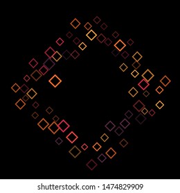 Rhombus vector minimal geometric cover template of isolated elements.Future geometric template rhombus vector. Used as print, card, backdrop, template, texture, background, wallpaper, banner, border