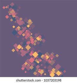 Rhombus violet minimal geometric cover template of isolated elements.Future geometric template rhombus violet. Used as print, card, backdrop, template, texture, background, wallpaper, banner, border