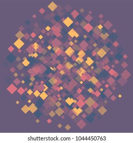 Rhombus violet minimal geometric cover template of isolated elements.Future geometric template rhombus violet. Used as print, card, backdrop, template, texture, background, wallpaper, banner, border