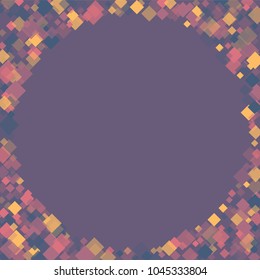 Rhombus violet minimal geometric cover template of isolated elements.Future geometric template rhombus violet. Used as print, card, backdrop, template, texture, background, wallpaper, banner, border