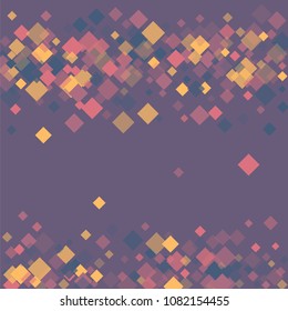 Rhombus violet minimal geometric cover template of isolated elements.Future geometric template rhombus violet. Used as print, card, backdrop, template, texture, background, wallpaper, banner, border