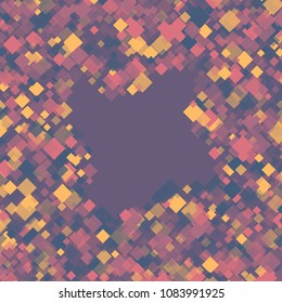 Rhombus violet minimal geometric cover template of isolated elements.Future geometric template rhombus violet. Used as print, card, backdrop, template, texture, background, wallpaper, banner, border