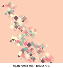 Rhombus wallpaper minimal geometric cover template of isolated elements.Future geometric template rhombus wallpaper. Used as print, backdrop, template, texture, background, wallpaper, banner, border