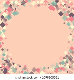 Rhombus wallpaper minimal geometric cover template of isolated elements.Future geometric template rhombus wallpaper. Used as print, backdrop, template, texture, background, wallpaper, banner, border