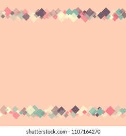 Rhombus wallpaper minimal geometric cover template of isolated elements.Future geometric template rhombus wallpaper. Used as print, backdrop, template, texture, background, wallpaper, banner, border