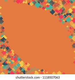 Rhombus wallpaper minimal geometric cover template of isolated elements.Future geometric template rhombus wallpaper. Used as print, backdrop, template, texture, background, wallpaper, banner, border
