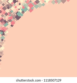 Rhombus wallpaper minimal geometric cover template of isolated elements.Future geometric template rhombus wallpaper. Used as print, backdrop, template, texture, background, wallpaper, banner, border