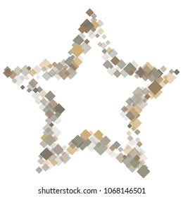 Rhombus white minimal geometric cover template of isolated elements. Future geometric template rhombus white. Used as print, card, backdrop, template, texture, background, wallpaper, banner, border