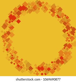 Rhombus yellow minimal geometric cover template of isolated elements.Future geometric cover rhombus yellow. Used as print, card, backdrop, template, texture, background, wallpaper, banner, border