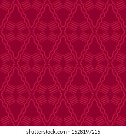 Rhombuses. Art seamless pattern. Folk motif. Vector geometric background. Can be used for social media, posters, email, print, ads designs.