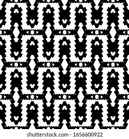 Rhombuses. Art seamless pattern. Folk motif. Vector geometric background. Can be used for social media, posters, email, print, ads designs.
