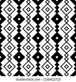 Rhombuses, checks ornament. Ethnic, tribal motif. Diamonds, dots pattern. Geometric figures background. Digital paper, textile print, surface texture, web design, abstract backdrop. Seamless vector.