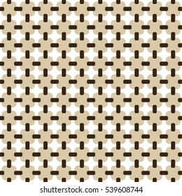 Rhombuses and circles. Abstract seamless pattern. Colorful vector background