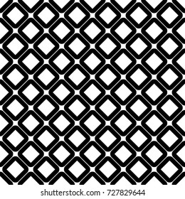 Rhombuses contours background. Seamless surface pattern design with diamonds ornament. Checks wallpaper. Ethnic mosaic motif. Crossed diagonal lines. Digital paper, textile print, page fill. Vector.