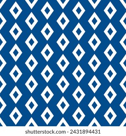 Rhombuses, diamonds, lozenges seamless pattern. Geometric background. Tribal motif. Geometrical ornate. Folk wallpaper. Ethnical textile print, abstract illustration. Ethnic ornament. Vector artwork.