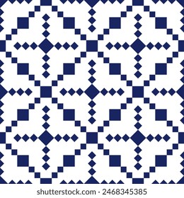 Rhombuses, diamonds, tiles, squares, checks seamless pattern. Geometric background. Tribal motif. Geometrical ornate. Ethnic ornament. Textile print, abstract illustration. Folk wallpaper. Vector