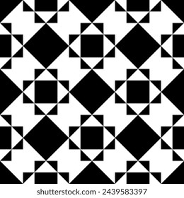 Rótulos, diamantes, triángulos, cuadrados, cuadros, patrón sin fisuras. Imagen geométrica. Ornamento étnico. Adorno popular. Papel pintado tribal. Fondo geométrico. Motivo retro. Estampado textil étnico. Vector.
