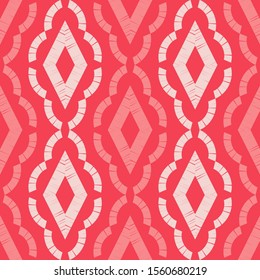 Rhombuses. Ethnic boho seamless background. Tribal pattern. Folk motif. Vector illustration for web design or print.
