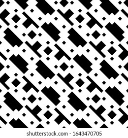 Rhombuses, figures motif. Seamless vector. Geometric backdrop. Ethnic ornament. Tribal pattern. Figures background. Folk wallpaper. Digital paper, textile print, abstract