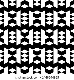 Rhombuses, figures ornament. Folk wallpaper. Ethnic motif. Simple shapes background. Geometric backdrop. Seamless pattern. Digital paper, textile print, web design, abstract.
