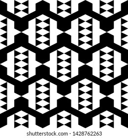 Rhombuses, figures ornament. Seamless pattern. Folk wallpaper. Ethnic motif. Simple shapes background. Geometric backdrop. Digital paper, textile print, web design, abstract.