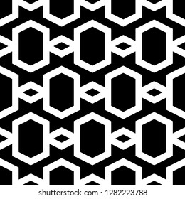 Rhombuses, hexagons ornament. Quadrangular, hexagonal shapes wallpaper. Geometric background. Polygons motif.Geometrical backdrop. Digital paper, abstract. Seamless pattern