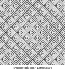 Rhombuses, kites ornament. Seamless pattern. Figures background. Ethnic wallpaper. Polygons motif. Geometric backdrop. Digital paper, textile print, web designing, abstract. Vector