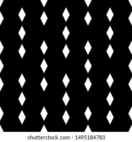 Rhombuses ornament. Lozenges wallpaper.Geometric background. Digital paper, textile print, web design, abstract. Seamless pattern. Ethnic motif. Diamonds backdrop. Vector.