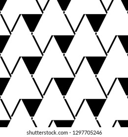 Rhombuses, parallelograms, trapeziums pattern. Geometrical figures wallpaper. Geometric background. Shapes backdrop. Digital paper, abstract. Seamless ornament. Vector.