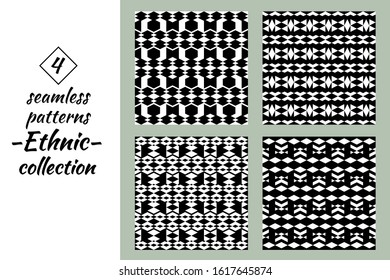 Rhombuses patterns collection. Lozenges, forms backdrops kit. Diamond, shapes ornaments set. 