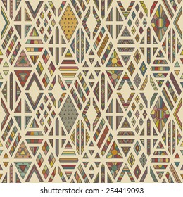 Rhombuses seamless pattern