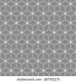 Rhombuses seamless pattern. Vector geometric background.