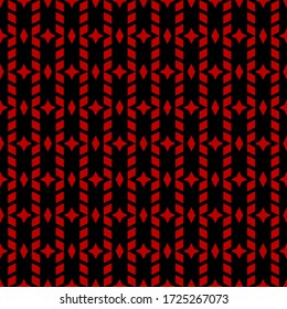 Rhombuses, stars ornament. Seamless pattern. Diamonds, crosses backdrop. Lozenges, signs wallpaper. Ethnic motif. Geometric background. Digital paper, textile print, abstract. Vector