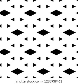 Rhombuses, triangles ornament.Polygons motif. Geometrical backdrop. Triangular, quadrangular shapes wallpaper. Geometric background. Digital paper, textile print, abstract. Seamless pattern